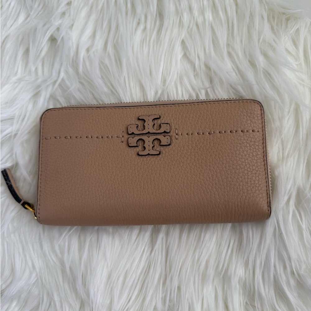 Tory Burch Tan Leather Wallet